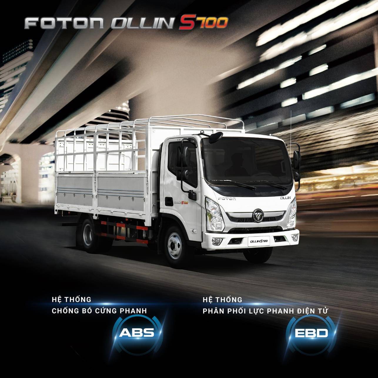Ảnh xe Ollin s700 của Thaco Bắc Ninh