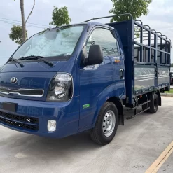 Ảnh xe Kia K200 thùng bạt 5 bửng màu xanh Huyndai