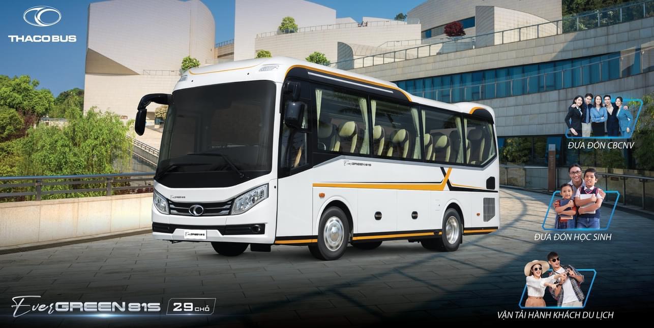 Xe khách 29 chỗ Tb81S của Thaco Bắc Ninh