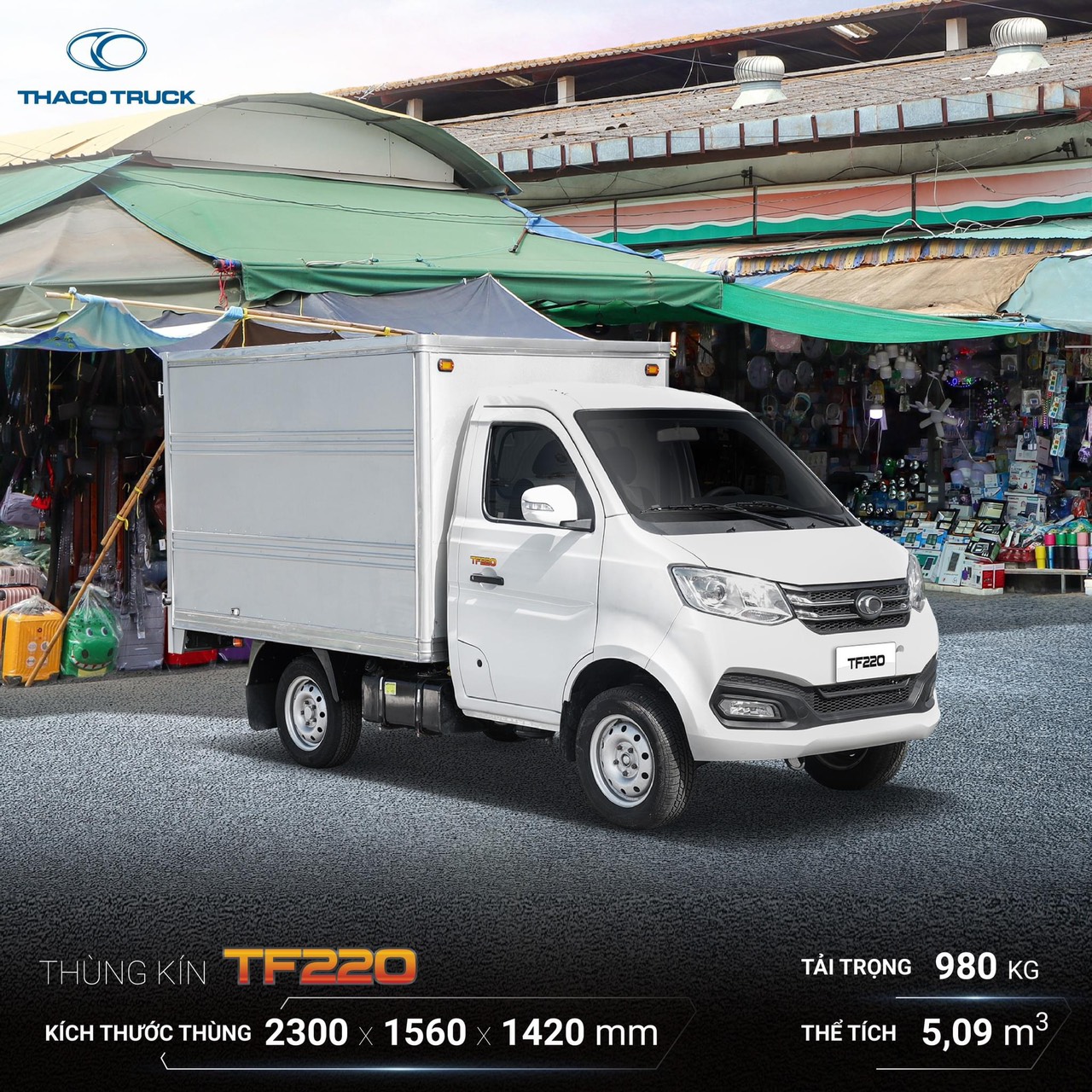 Xe tải TF 220 của Thaco Bắc Ninh