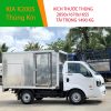 Ảnh xe Kia K200S thùng kín màu trắng tại Thaco Bắc Ninh