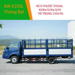 Ảnh xe Kia K250L Thùng bạt màu xanh tại Thaco Bắc Ninh