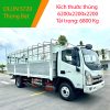 Ảnh xe tải Ollin S720 Thùng bạt màu trắng của Thaco Bắc Ninh