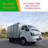Xe kia K250 thùng kín màu trắng của Thaco Bắc Ninh