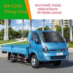 Xe tải Kia K250L Thùng lửng màu xanh tại Thaco Bắc Ninh