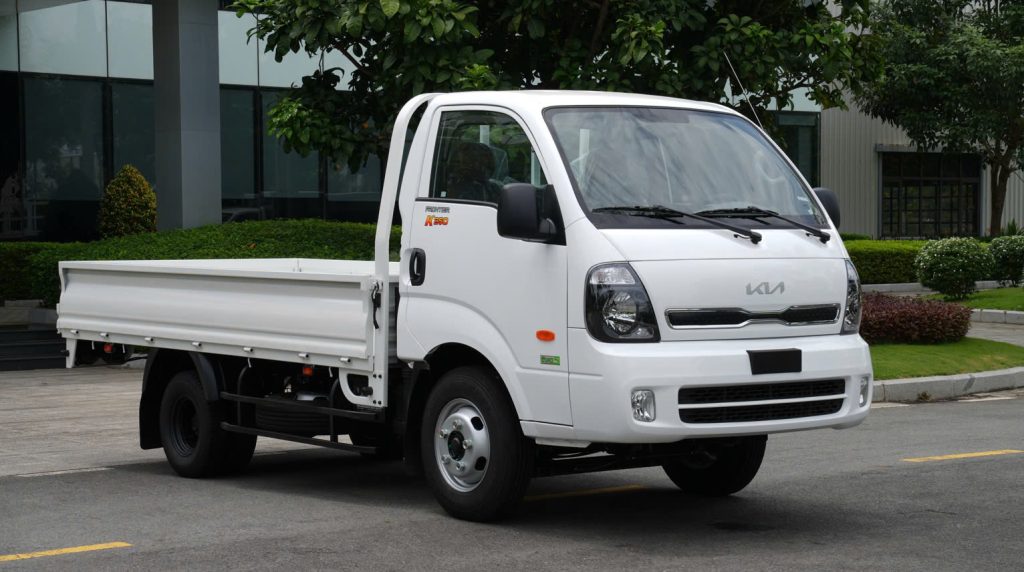 Ảnh xe K250 thùng lửng Euro 5 Thaco Bắc Ninh