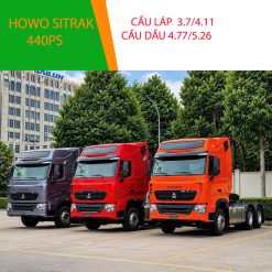 Ảnh Màu xe đầu kéo cầu dầu và Láp Howo T7H tại Thaco Bắc Ninh