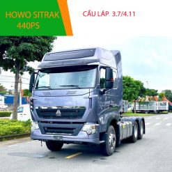 Ảnh đầu kéo Howo Sitrack T7H màu Xám cầu láp tại Thaco Bắc ninh