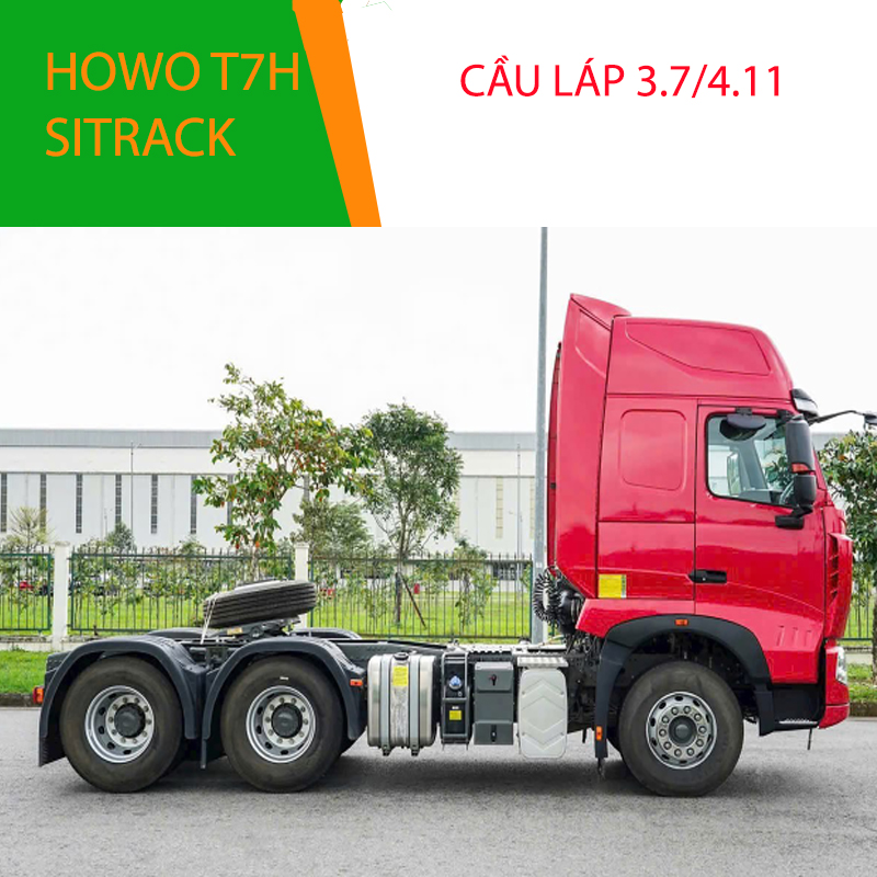 Ảnh xe đầu kéo Howo Sitrak T7H cầu Láp ở Thaco Bắc Ninh